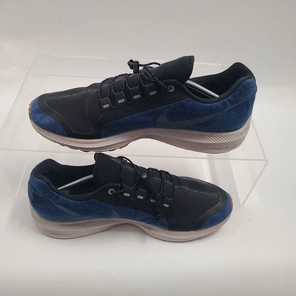 Men’s Size 13 Nike Zoom Winflo 5 Shield Water Repellent A01572-002 Blue 1376